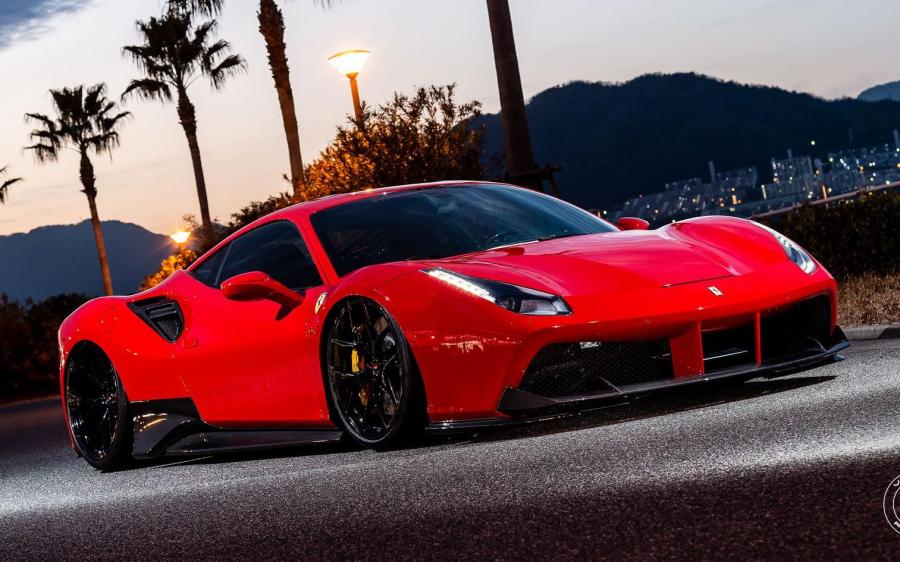 Ferrari 488 GTB by AIMGAIN on Vossen Wheels (S21-01) '2019